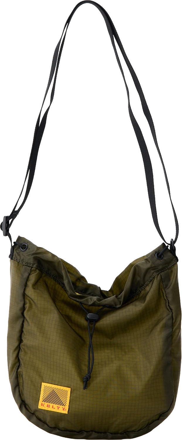 KELTY AIRY KINCHAKU SHOULDER Outdoor Shoulder 23cm x 20cm x 3259272326 Bag, 7cm, Olive, оливковый