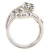 LOUIS VUITTON Ring Flower Full Ring M68130 Silver metallic #5.1(US Size) 5.0g Women Used