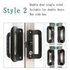 Aluminum Alloy Door Lock Hanging Door Handle Aluminum Frame Door Double Leaf Sliding Double Sided Sliding Door Lock