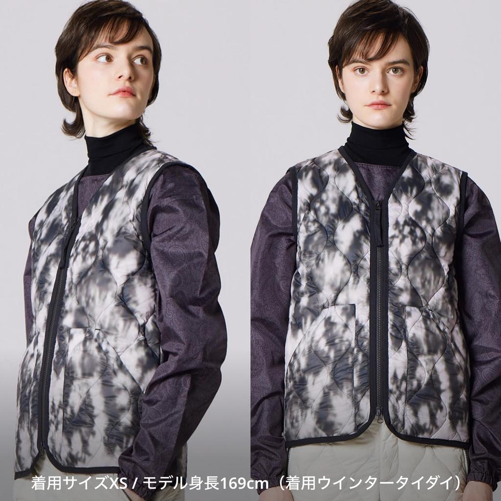 Taion Unisex Military Double Zip Down Vest V-Neck (001ALSZML-1)