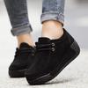 Autumn Thick Bottom Platform Sneakers Women Shoes Suede Leather Casual Shoes Women Tassels Zapatos Mujer Loafer 3351/3352