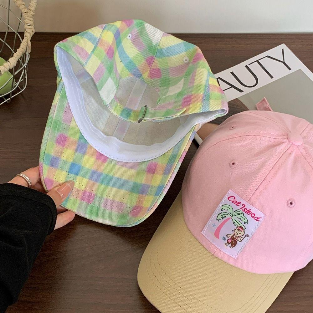 Spring Summer Baseball Hat Embroidery Snapback Cap Trendy Peaked Cap Women