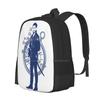 " I'd Go To The End Of The World For Her " Captain Hook Design Fashion Pattern Design Travel Laptop School Backpack Bag Once