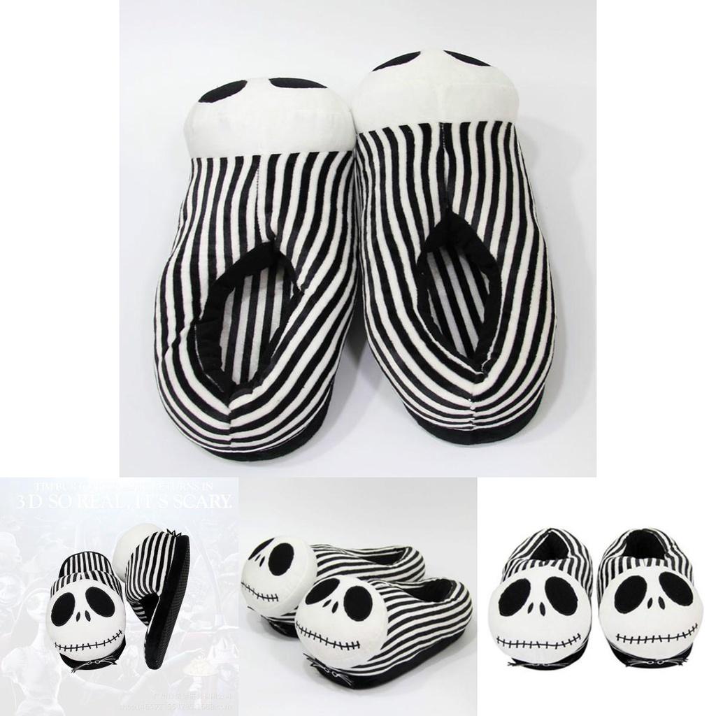 Cozy And Plush Jack Skellington Slippers For Ultimate Winter Comfort And Style