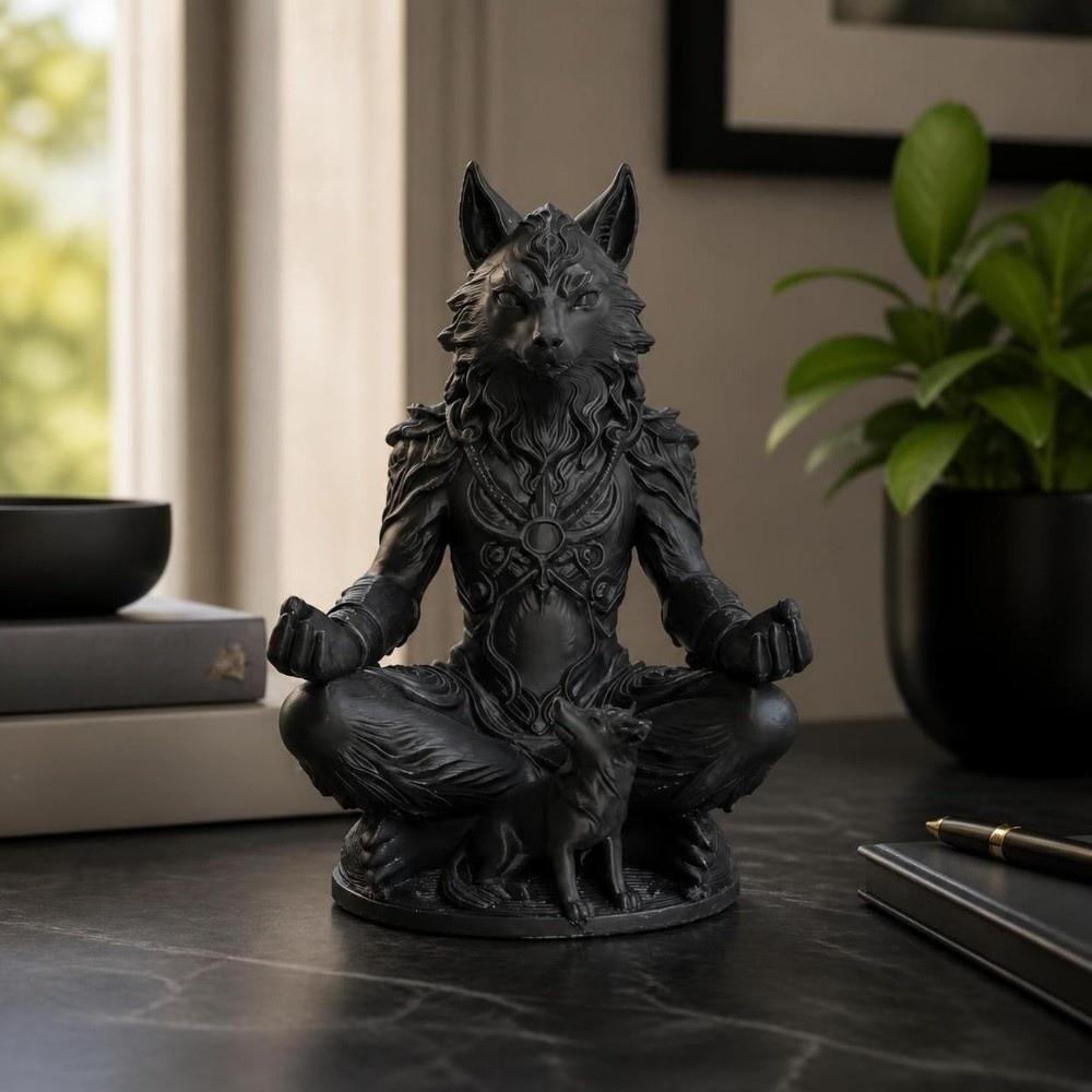3D Printing Lion Figurine Sheep Animal Figurine Collectible Gift Wolf Statue Desk