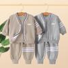 Boys' Spring & Fall Long-Sleeve Three-Piece Sportswear Set for Infants & Toddlers