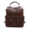 FANDARE Women's Leather Backpack, A4 Size, Business Backpack, Retro Style, 3-Way Design, Large Capacity, Stylish Faux Leather Backpack, Fits