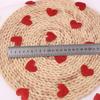 High Quality 2x1.5m Heart Gauze Table Runner Romantic Home Decoration Valentine's Day Tablecloth Dining Table Decor Anniversary