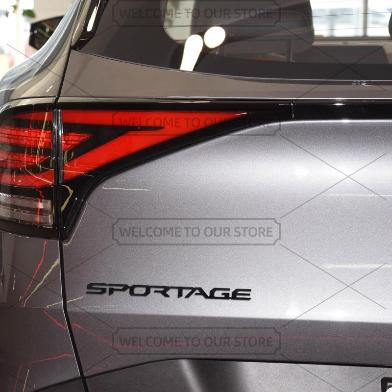 AANC1 Car 3D Metal For KIA Sportage Carnival Seltos GDI GT Line Body Emblem Badge Decals Auto Tail Sticker Decorative Accessories