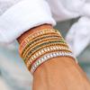 Brățară Tennis cu Pandantive pentru Femei, Brățară cu Lanț Zirconiu Cubic Reglabilă, Brățară Miami Link din Oțel Inoxidabil cu CZ Cadou