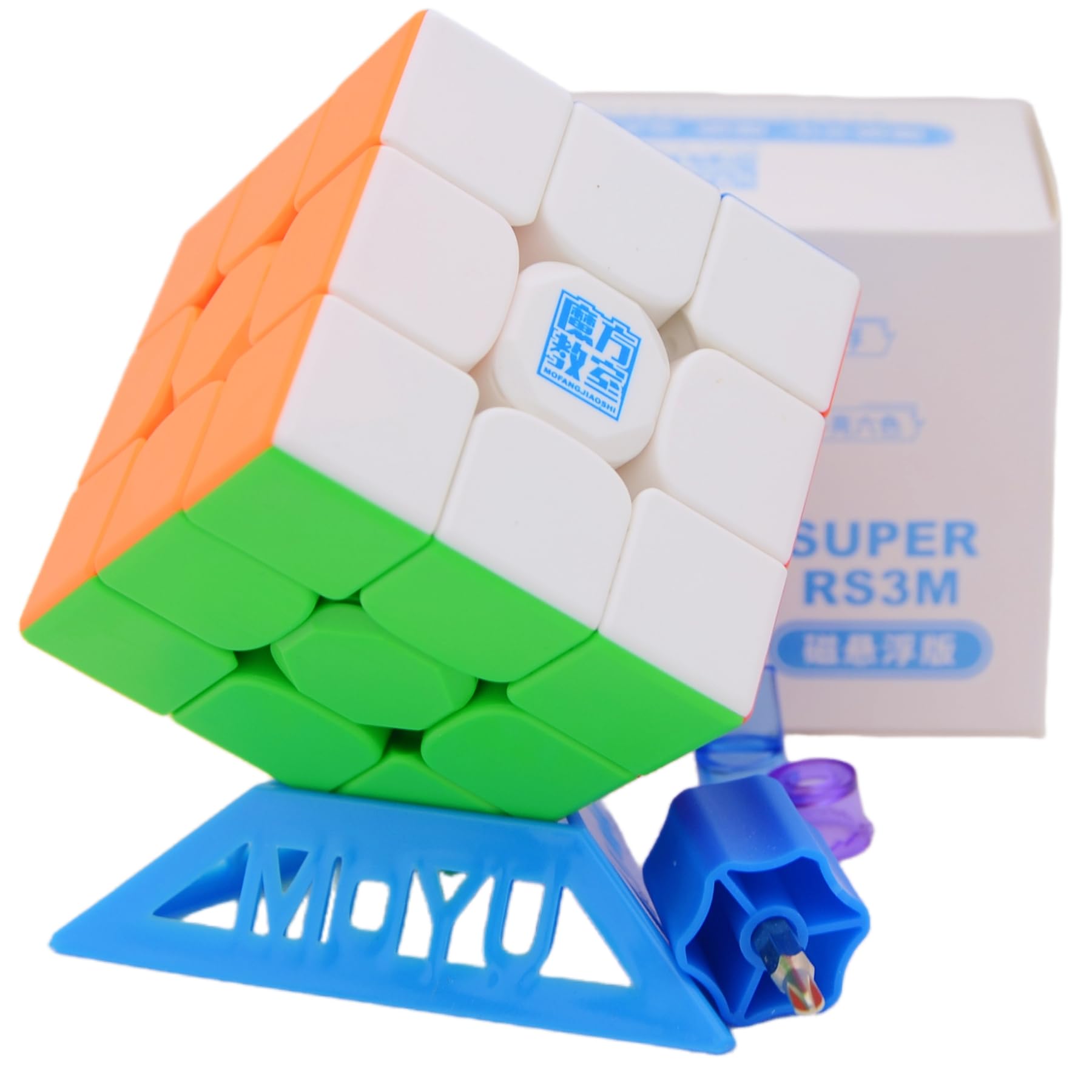 

Bucubke Moyu Super RS3M 3x3 Magnetic Levitation Magic Cube, Super RS3 M 3x3x3 Magnetic Levitation Version, 2022 Puzzle Magic Cube, MFJS Super RS3M
