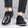 Leather Casual Shoes for Men Fashion Men Loafers Office Comfortable Slip On Men Shoes Business Big Size Working Footwear Tênis