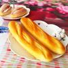 Langes, weiches, matschiges französisches Baguette-Simulationsbrotkissen für Wohnkultur, Babyspielzeug