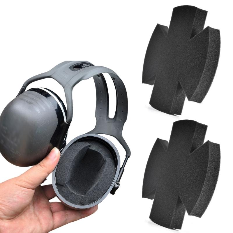 1pair Hygiene Replacement Foam Cushions For X5A/Model X5A/37274(AAD) Headsets for Noise Cancelling Ear Muff