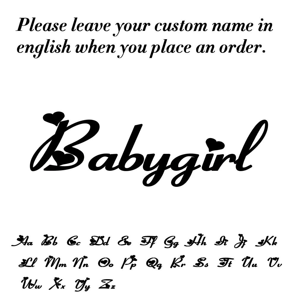 Stainless Steel Custom Name Letters Logo Brooch Personalized Nameplate Pins Badge Trendy Jewelry Gift for Women Men Kids