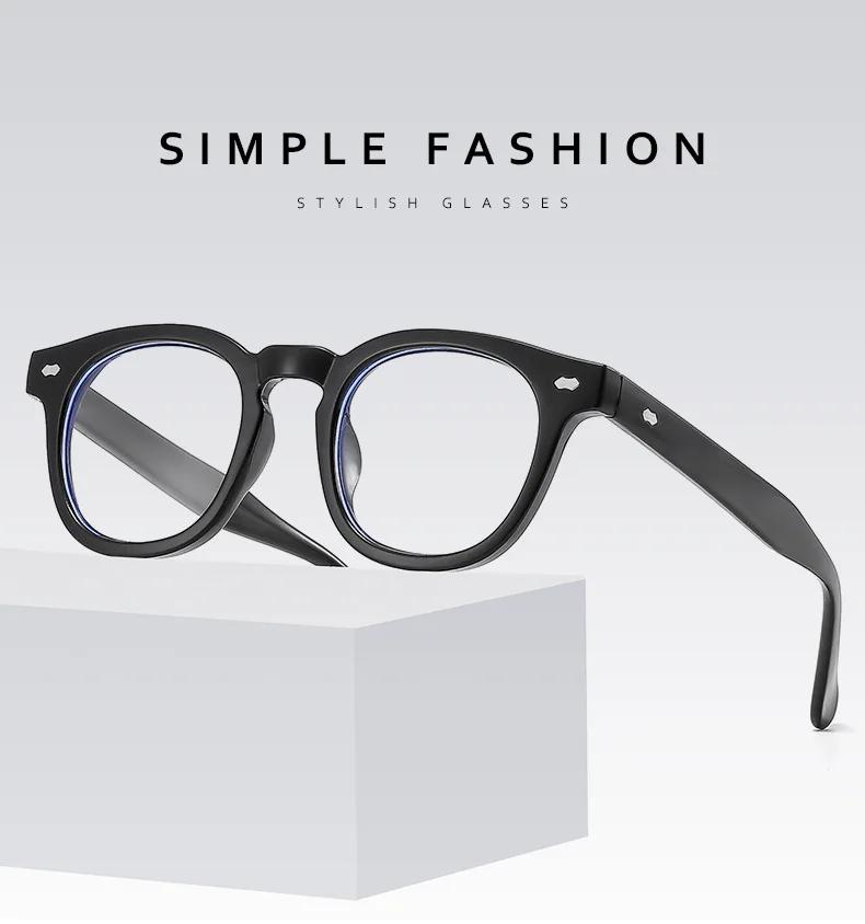 Kwadratowe Okulary Nerd Blokujące Niebieskie Światło Oprawka Okularów Komputerowych Anti Blue Ray