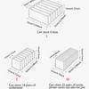 Organizer for Underwear Socks Bra Pants Scarf Tie Storage Box Jeans Clothing Organization Dividers for Drawers Clothes Organizer