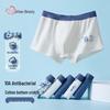 Boys' Pure Cotton Boxer Briefs 6-Pack