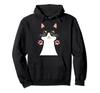 Cute Cat Plush Black Kitty Face and Cat Hoodie Toy, Paws, Lover's