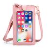 Borsa da Cellulare Touch Screen più Recente da Donna Borsa Grande Capacità Colore Puro Borsa a Tracolla da Donna Portafoglio da Donna Borsa a Spalla Singola Multifunzione