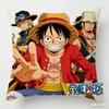 One Piece Pillow Cover Anime Fan Favorite Character Print Decorative Pillowcase for Bedroom Living Room and Anime Enthusiasts
