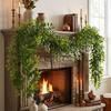 Artificial Foliage Artificial Leaves Vine Plastic Artificial Wisteria Vine Garland Home Decor