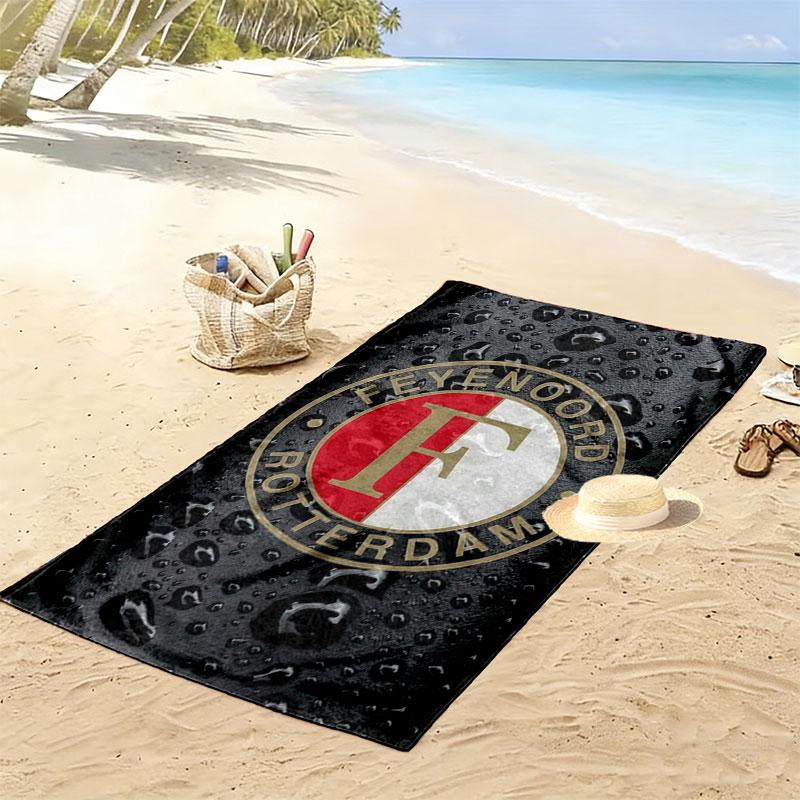Feyenoord Print Beach Towel, Large Soft Quick Dry Towel for Beach Camping Swimming