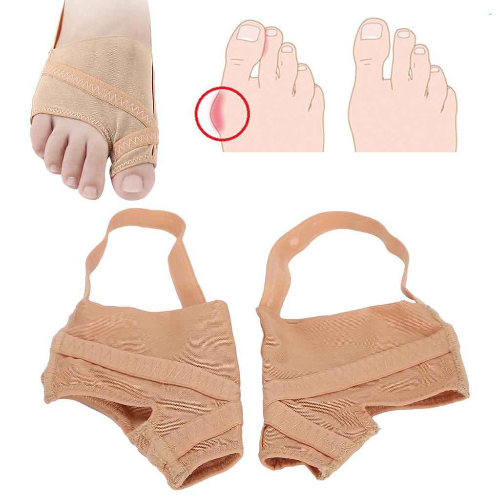 1 Pair Hallux Valgus Toe Separator Corrector Orthotics Foot Thumb StraightenerL (41-45)