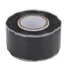 2pcs Self Fusing Tape Non Adhesive 0.98in X 9.84ft Water Proof Black Rubber Leak Proof Sealing Tape for Pipe