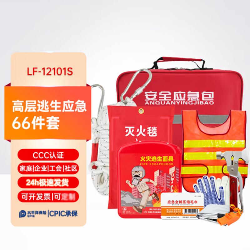 KUNCHENG 66-Piece Fire Emergency & Escape Kit