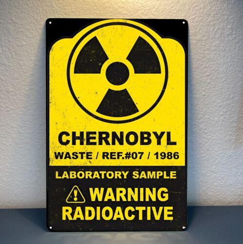 p1Warning Sign Nuclear Radioactive WasteDanger Metal Poster 8x12 20x30cm(7.8x11.8inch)
