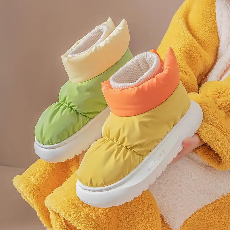 

Winter Women s Boots Waterproof Platform Cotton Shoes Snow Boots Plush Warm Indoor New Comfortable Anti Slip Ankle Boots 36-37