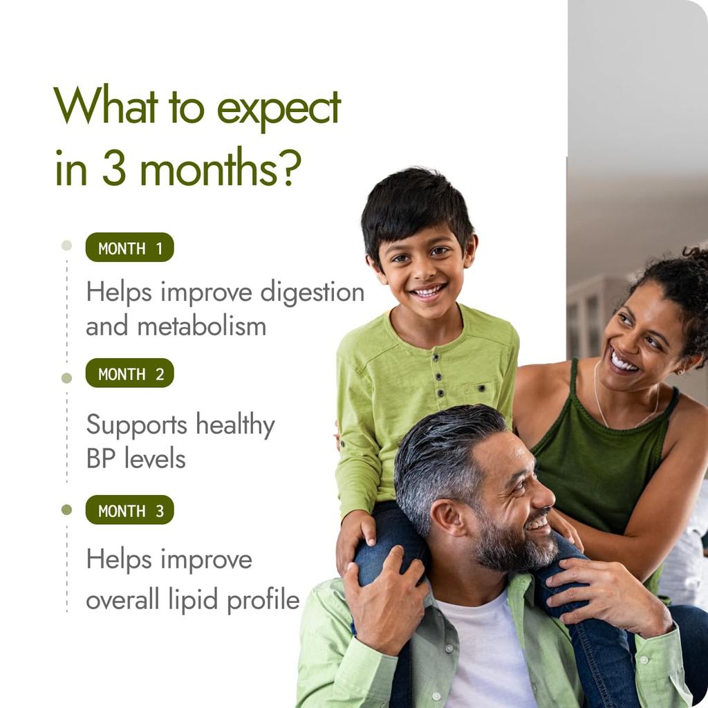 Kapiva Cholest Fit Capsules 60  Pack 500MG Ayurvedic Supplement for Cholesterol Support