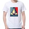 Linux Tux Penguin Poster Fashion Graphic T Shirts Oversized Cotton Short Sleeve Tshirts Summer New Shirts And Tshirts