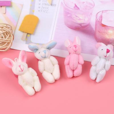 Mini 4Cm Rabbit Plush Stuffed Baby Toy Dolls For Kids Candy Box Gift Toys Lovely