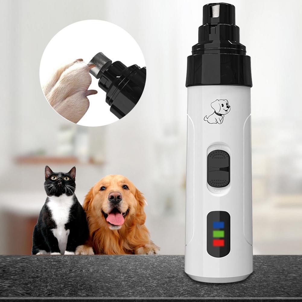 Adjustable Quietly Dog Nail Grinder USB Rechargeable Pet Grooming Tool Safety Stress-free Nail Maintenance Cat Dog Paws Care