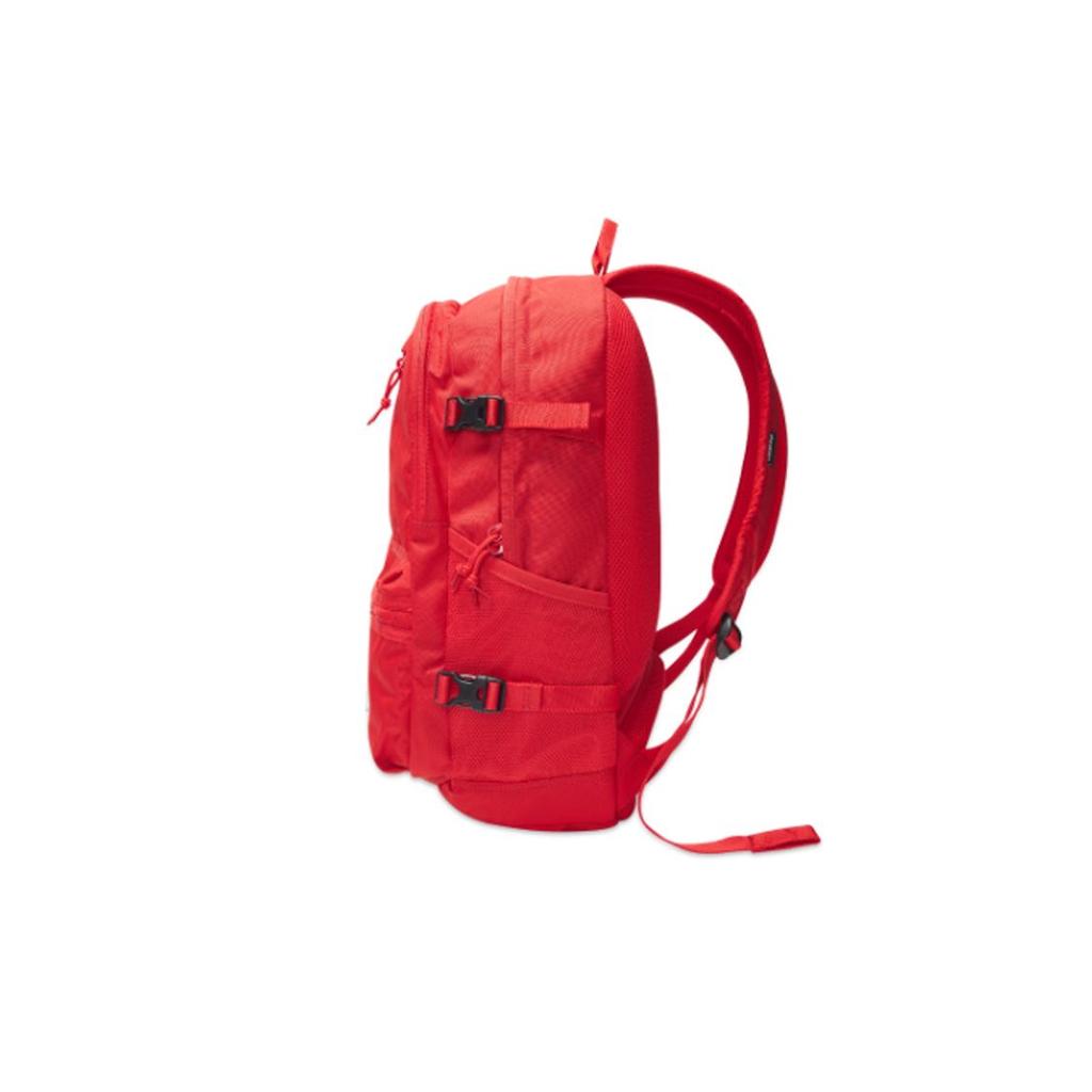 Converse Sports Leisure Logo Zipper Adjustable Shoulder Strap Polyester Backpack Unisex backpack Red 10021138-610