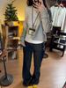 Women's Korean Style Slim Fit Round Neck Long Sleeve T-shirt
