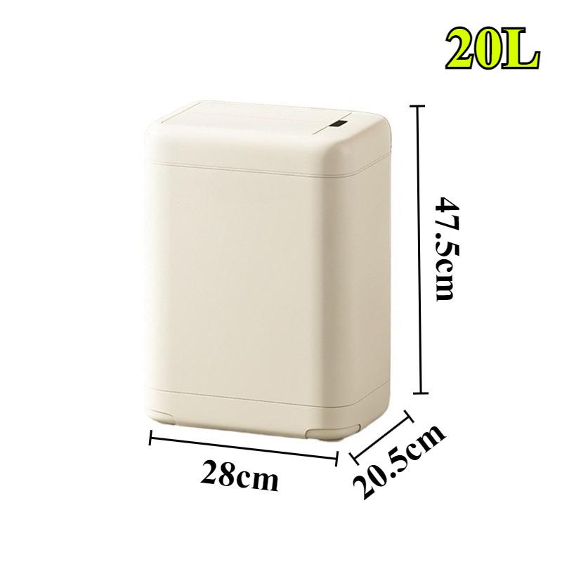 Induction Trash Can Large Capacity Smart Trash Bin Household Narrow Toilet Garbage Bathroom Home Cleaning Tools Accessories