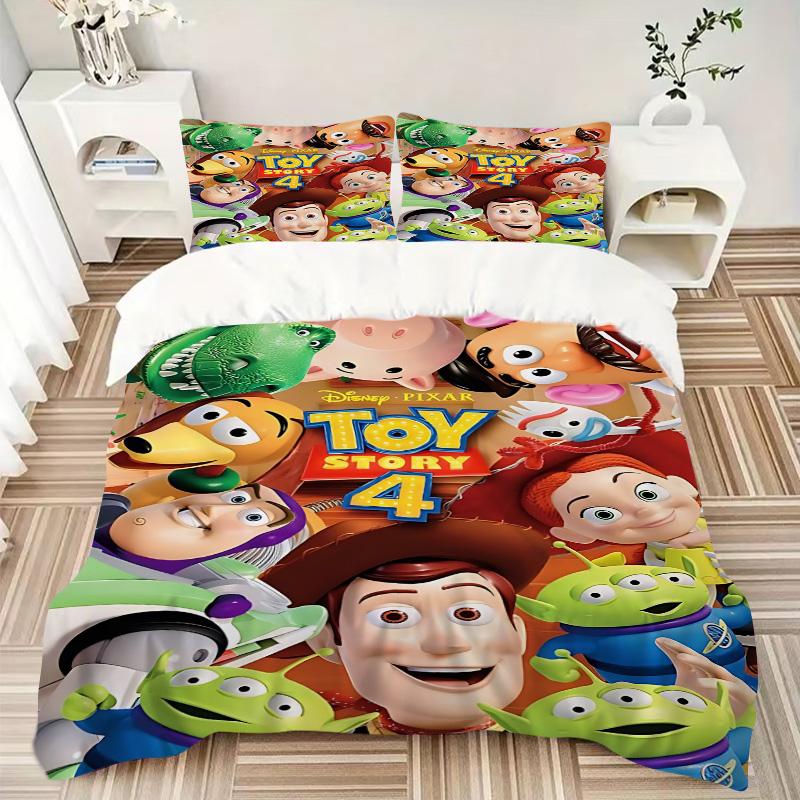 Toy Story Adventure Begins Print 3Pcs Bedding Setduvet Cover With 2 Bedropillowcase Home Birthday Gift