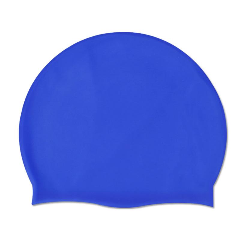 Universal Plus Size Silicone Swimming Cap for Men, Women, and Children - Comfortable, Non-Tight Fit