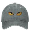 Cat Eyes Halloween Baseball Cap Eyes Streetwear Women Men Trucker Hat Sunshade Hunting Camping Baseball Caps Gift