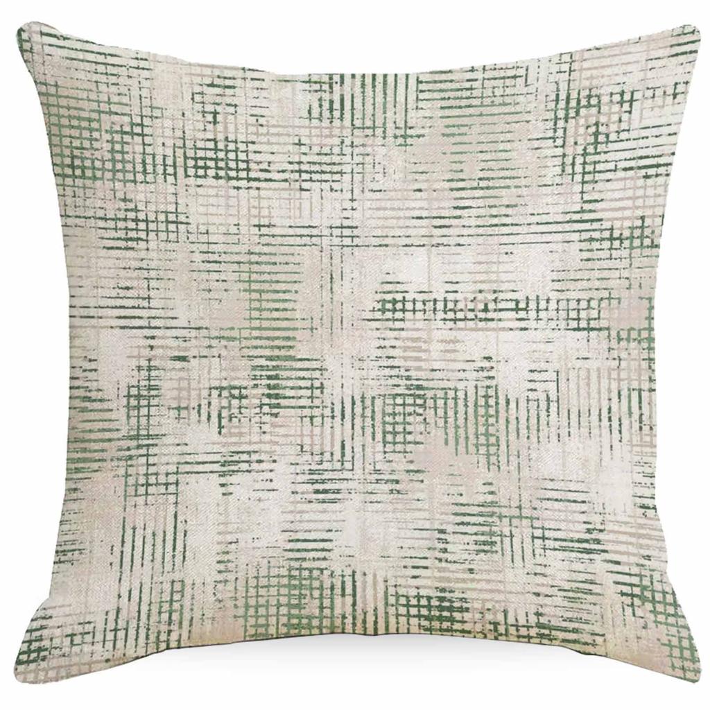 Pillow Cover Fine Linen Cushion Cover Sofa Ornament Pillow Cover Nordic Simple Modern Abstract Pattern Pillowcase