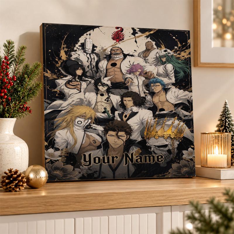 Bleach anime Custom Name Text 5D Diamond Painting Kit DIY Full Drill Diamond Art Decoration