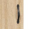 Highboard in Sonoma Oak Finish 69.5 x 34 x 180 cm Particleboard