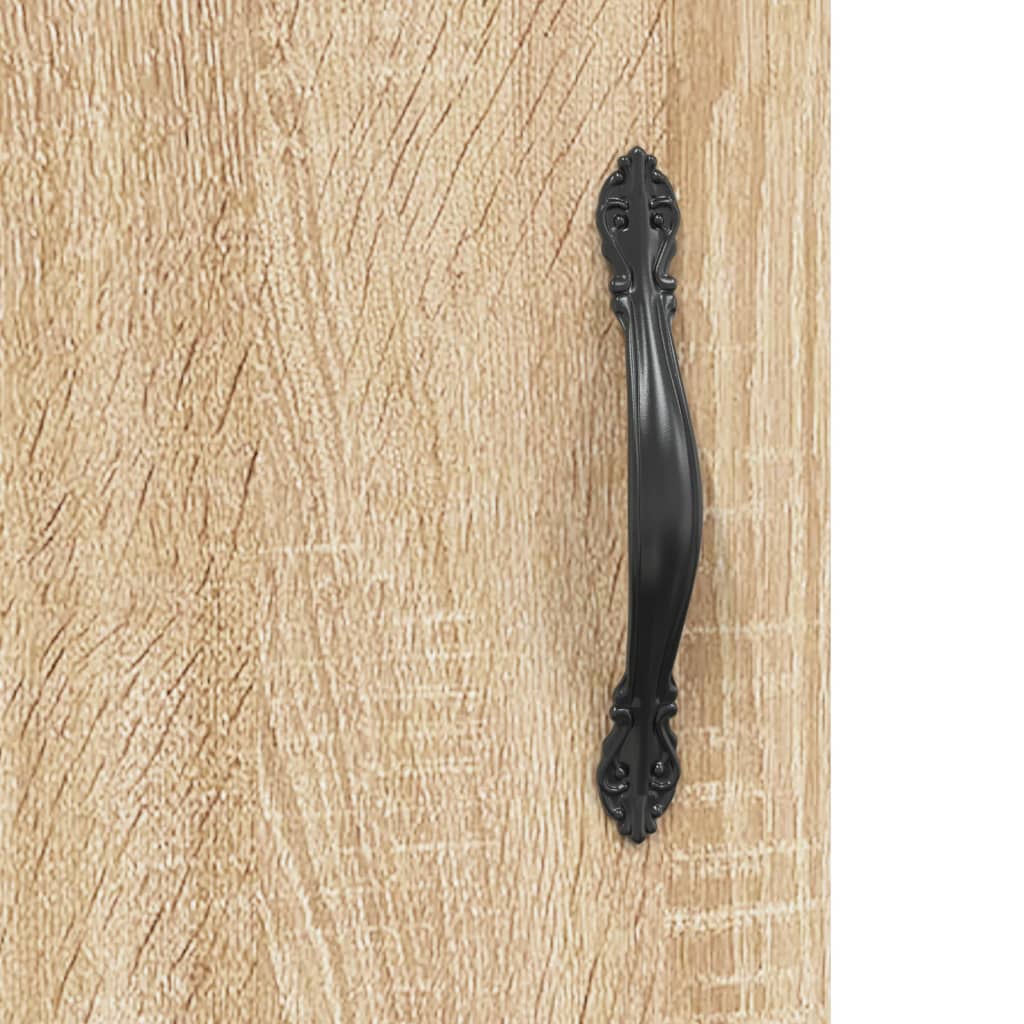 Highboard in Sonoma Oak Finish 69.5 x 34 x 180 cm Particleboard