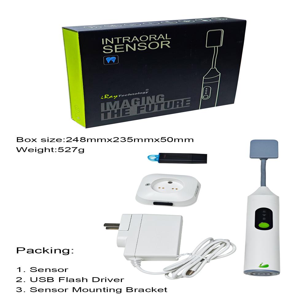 IRay Dental Drahtloser Intraoraler Sensor Digitales Bildgebungssystem Pluto 0002XW