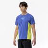 Training Wear PureHyper UV Dazzling Size M [Mizuno] N-XT T-Shirt, Sweat-wicking, Quick-drying, Protection, 32JAD225, Men's, Blue,