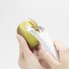 Kai KAI KITCHEN Double Straight Blade Vegetable Peeler with Serrated Tomato and Potato Dishwasher Made in DH8170 Blade, Peeler, Safe, White, Japan,