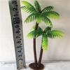 Plastic Bonsai Craft Decoration Fake Artificial Plants Miniature Coconut Palm Tree Micro Landscape